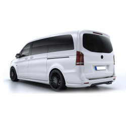 Купити Накладка на задній бампер (натуральний карбон) для Mercedes Vito / V-class W447 2014- рр