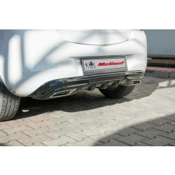 Купити Накладка на задній дифузор (під фарбування) для Opel Corsa E 2015-2019 рр