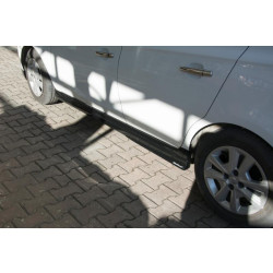 Купити Бічні пороги (під фарбування) для Opel Corsa E 2015-2019 рр