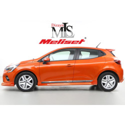 Купити Бокові пороги (під фарбування) для Renault Clio V 2019- рр