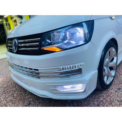 Купити Накладка на передній бампер Genis 2015-2018 (під фарбування) для Volkswagen T6