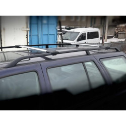 Купить Перемычки на обычные рейлинги без ключа Can V1 (2 шт) до 138 см, Серые для Toyota Land Cruiser Prado 250