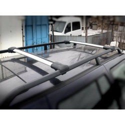 Купить Перемычки на обычные рейлинги без ключа Can V1 (2 шт) до 138 см, Черные для Toyota Land Cruiser Prado 250