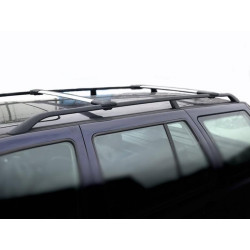 Купить Перемычки на обычные рейлинги без ключа Can V1 (2 шт) до 138 см, Черные для Toyota Land Cruiser Prado 250