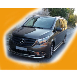 Купить Передняя защита ST014 (нерж.) 60/42 для Mercedes Vito/V-class W447 2014- гг