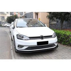 Купить Накладка на передний бампер ЛИП (2017-2020, ABS-пластик) для Volkswagen Golf 7/E-Golf