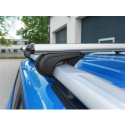 Купити Перемички на звичайні рейлінги під ключ Bold Bar Lite V1 (2 шт) Сірі для Ford Maverick 2000-2007 рр