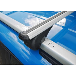 Купити Перемички на звичайні рейлінги під ключ Bold Bar Lite V1 (2 шт) Сірі для Ford Maverick 2000-2007 рр