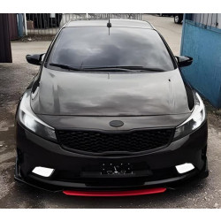 Купить Универсальная передняя лип накладка Niken Red (ABS)