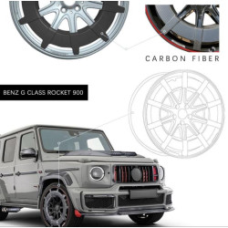 Купить Диски из кованого алюминия и карбона G900 (R24, 4 шт) для Mercedes G сlass W463 1990-2018 гг