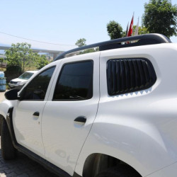 Купить Накладки на задние окна EuroCap (2 шт, ABS) для Renault Duster 2018-2024 гг