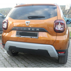Купить Накладка на задний бампер U-Type (ABS, серая) для Renault Duster 2018-2024 гг
