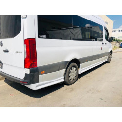 Купить Комплект порогов (под покраску) L4 – Extra Long для Mercedes Sprinter W907/W910 2018- гг