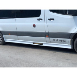 Купить Комплект порогов (под покраску) L4 – Extra Long для Mercedes Sprinter W907/W910 2018- гг