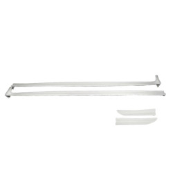 Купить Комплект порогов (под покраску) L3 – Long (под тюнинг бампер) для Mercedes Sprinter W907/W910 2018- гг