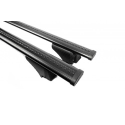 Купить Багажник (поперечины) на обычные рейлинги под ключ Wizard V1 (2 шт) 115 см, Серый для Volkswagen Touran 2010-2015 гг