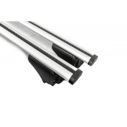 Купить Багажник (поперечины) на обычные рейлинги под ключ Wizard V1 (2 шт) 135 см, Чёрный для Volkswagen Touran 2010-2015 гг