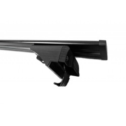 Купить Багажник (поперечины) на обычные рейлинги под ключ Wizard V1 (2 шт) 125 см, Серый для Volkswagen Touran 2010-2015 гг