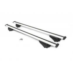 Купить Багажник (поперечины) на интегрированные рейлинги Wizard V2 (2 шт) 115 см, Черный для Volkswagen Touareg 2018- гг