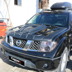 Купить Комплект накладок на капот DRAGON (3 шт) для Nissan Navara 2006-2015 гг