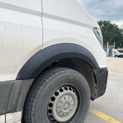 Купить Накладки на арки широкие (4 шт, черные) для Volkswagen Crafter 2016- гг