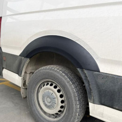 Купить Накладки на арки широкие (4 шт, черные) для Volkswagen Crafter 2016- гг