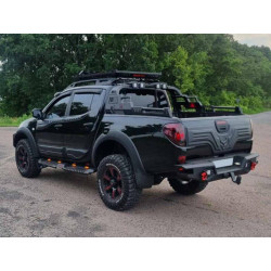 Купить Молдинги дверей (4 шт, ABS) для Mitsubishi L200 2006-2015 гг