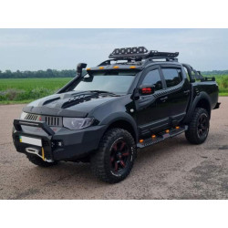 Купить Молдинги дверей (4 шт, ABS) для Mitsubishi L200 2006-2015 гг