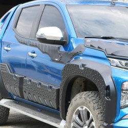 Купить Верхние молдинги дверей 2019-2025 (6 шт, ABS) для Mitsubishi L200