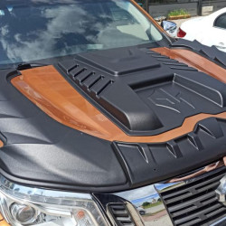 Купить Комплект накладок на капот DRAGON (3 шт) для Nissan Navara/NP300 2016- гг