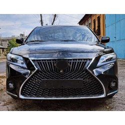 Купить Передний бампер в сборе (рестайлинг, Lexus-стиль V2) для Toyota Camry 2006-2011 гг