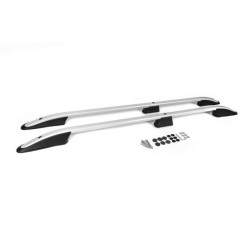 Купить Рейлинги OmsaLine Elegance (2 шт, серые) для Nissan NV200 2009- гг