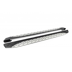 Купить Боковые пороги Shining V1 (2 шт., алюминий) для Ford Ranger 2002-2006 гг