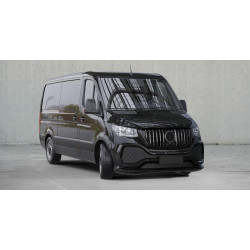 Купить Передний бампер с решеткой ABS (под покраску) для Mercedes Sprinter W907/W910 2018- гг