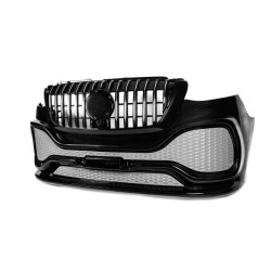 Купить Передний бампер с решеткой ABS (под покраску) для Mercedes Sprinter W907/W910 2018- гг