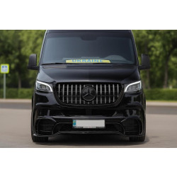 Купить Передний бампер с решеткой V2 (AMG) для Mercedes Sprinter W907/W910 2018- гг