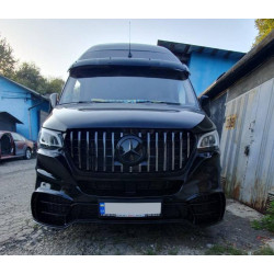 Купить Передний бампер с решеткой V2 (AMG) для Mercedes Sprinter W907/W910 2018- гг