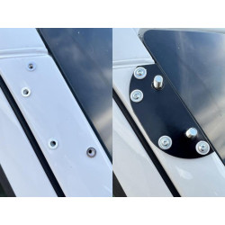 Купити Козирок на лобове скло на рамі (Білий, 5мм) для Mercedes Sprinter W907/W910 2018- рр