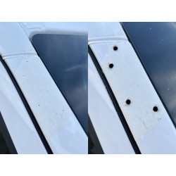 Купити Козирок на лобове скло на рамі (Білий, 5мм) для Mercedes Sprinter W907/W910 2018- рр