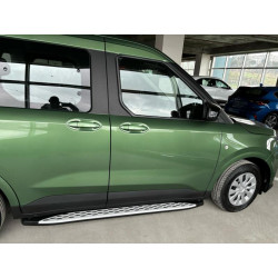 Купити Бокові пороги Shining V1 (2 шт., Алюміній) для Ford Courier 2023- рр