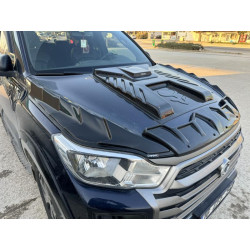 Купити Накладка на капот Dragon (ABS) для SsangYong Musso ІІ 2018- рр