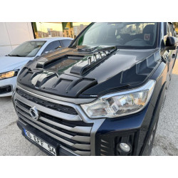 Купити Накладка на капот (ABS) для SsangYong Musso ІІ 2018- рр