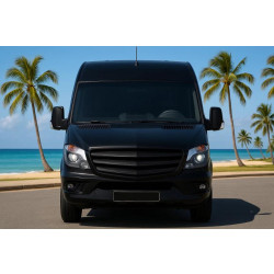Купити Решітка Exclusive 2013-2018 рр. (під фарбування) для Mercedes Sprinter W906 рр
