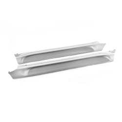 Купити Бокові пороги GX-style (2 шт., алюміній) Чорний колір (чорна підніжка) для Toyota Land Cruiser Prado 150