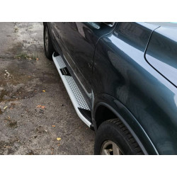 Купити Бокові пороги Mevsim (2 шт., Алюміній) Довжина 183 см