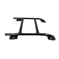 Купить Рейлинги Shark (с поперечинами) Серый цвет для Toyota Hilux 2015- гг