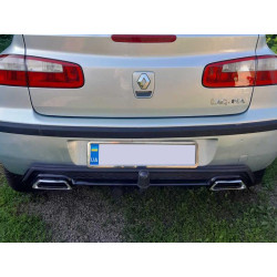 Купить Универсальный задний диффузор DPT V-2 (ABS) (черный глянец)