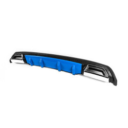 Купить Универсальный задний диффузор DPT V-3 (ABS) (синий-2025черный глянец)