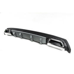 Купить Универсальный задний диффузор DPT V-4 (ABS) (серый-2025черный глянец)