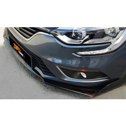 Купить Универсальная передняя Lip накладка DPT V-2 (ABS, черный глянец)